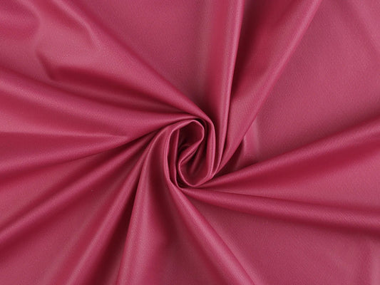 Nuotrauka su elastingu trikotažu su vandeniui atsparia danga rožinė-1 m pakuotė – galima įsigyti internetu Šarlotės audiniai