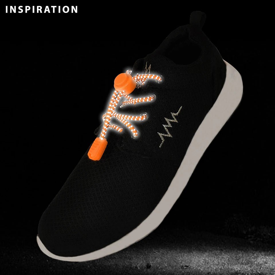 Attēls ar Elastīgas atstarojošas kurpju šņores bez siešanas 120 cm|dažādu toņu – pieejams Šarlotes audumi