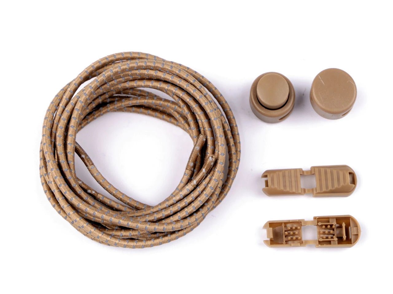 Attēls ar Elastīgas atstarojošas kurpju šņores bez siešanas 120 cm|dažādu toņu – pieejams Šarlotes audumi