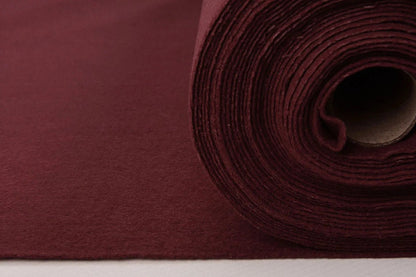 Feutre en rouleaux, doux, 1 mm - bordeaux 220 g/m²