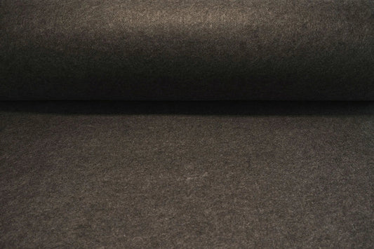 Image with felt fabric in rolls, soft, 1mm - dark brown 220 g/m² – available at Šarlotes audumi
