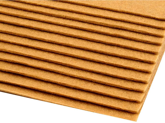 Attēls ar Filca loksne, 3 mm, 20x30cm - silti brūns – pieejams Šarlotes audumi