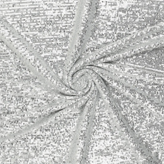 Attēls ar Fliteru audums - sudraba 285 g/m² – pieejams Šarlotes audumi