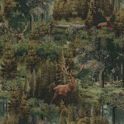 Image of Tapestry - forest 350 g/m² – available from Šarlotes audumi