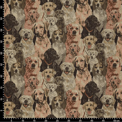 Tapisserie - chiens 260 g/m² – disponible chez Šarlotes audumi