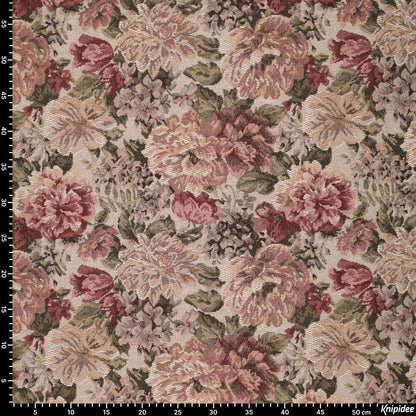 Gobelēns - vintage ziedi 260 g/m²