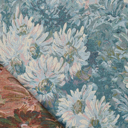 Gobelēns - zilie dārza ziedi 260 g/m²