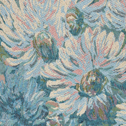 Gobelēns - zilie dārza ziedi 260 g/m²