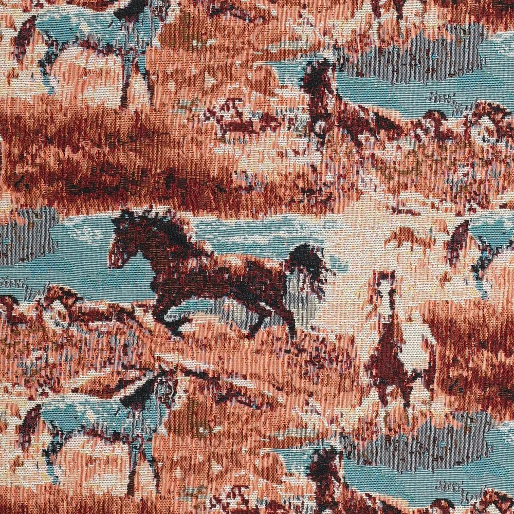 Attēls ar Gobelēns - zirgi 350 g/m² – pieejams Šarlotes audumi