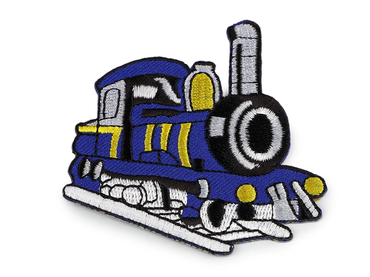 Image of an iron-on transport patch – available at Šarlotes audumi