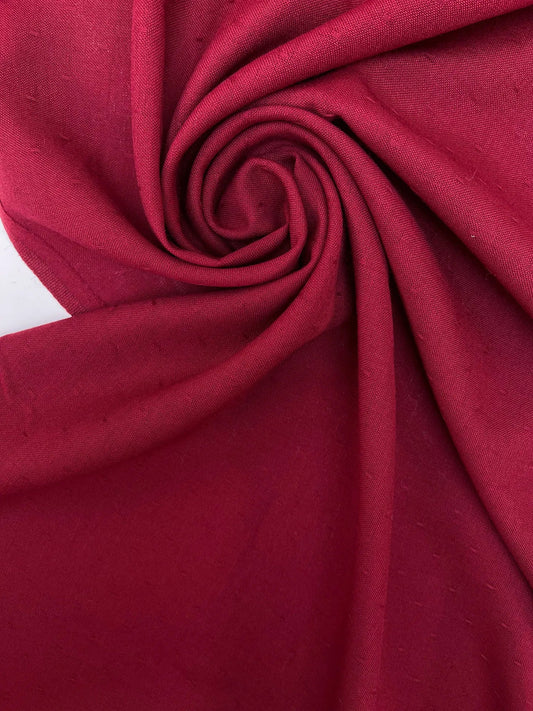 Itālijas žakarda kostīmaudums | 65% vilna | 35% poliesters | 190 g/m² | 150 cm | Sarkans