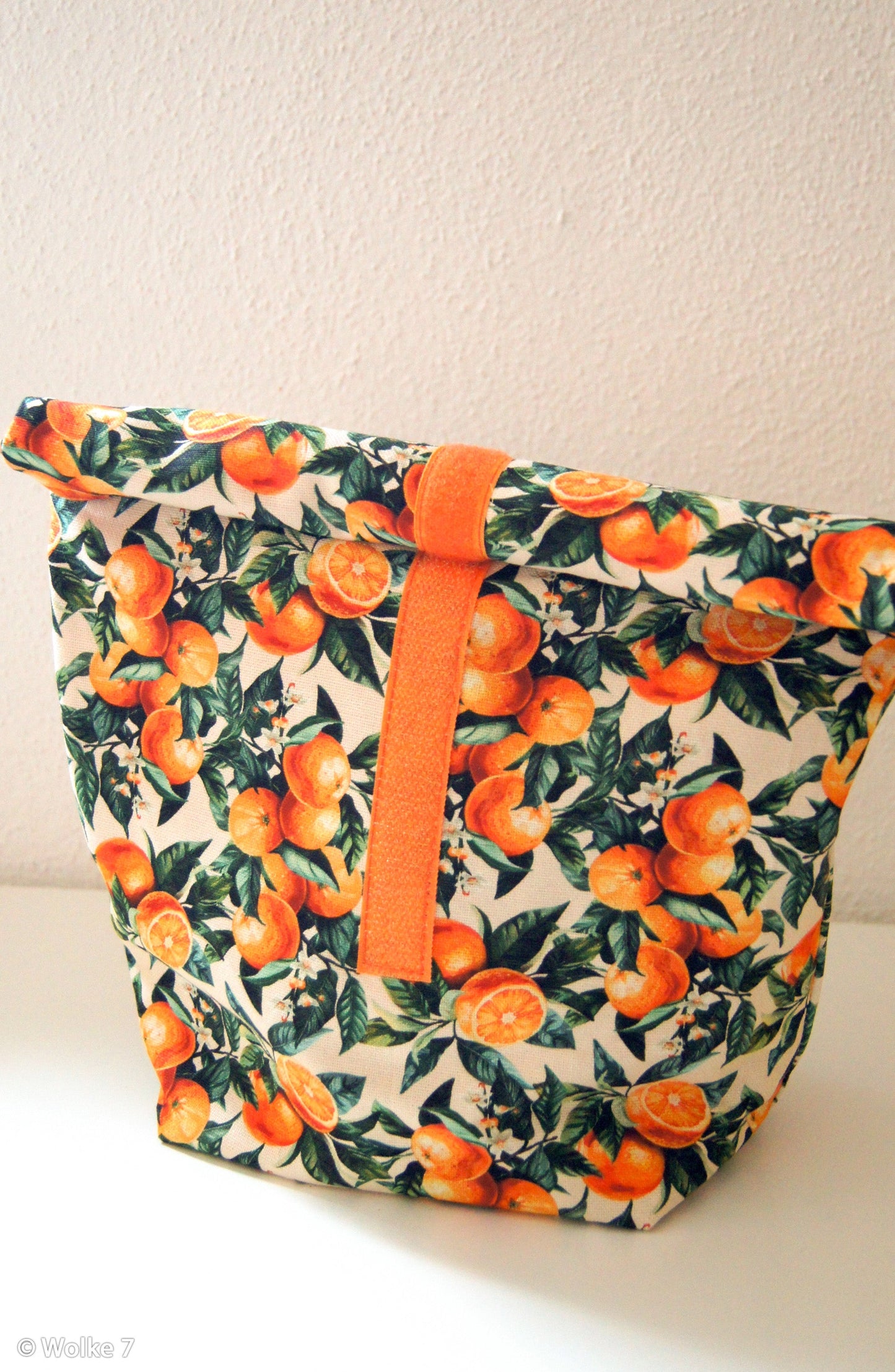 Attēls ar Kanvas audums - mandarīni 200 g/m² – pieejams Šarlotes audumi