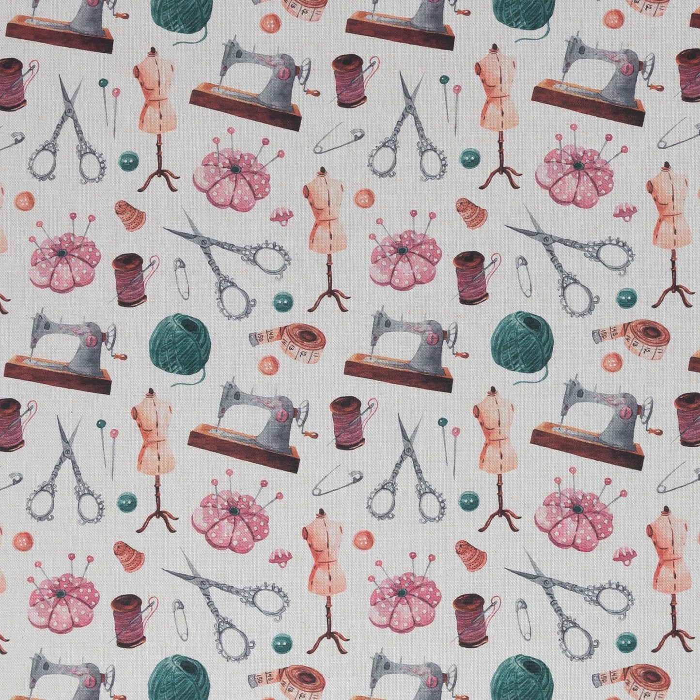 Attēls ar Kanvas audums - rokdarbu stāsts 200 g/m² – pieejams Šarlotes audumi