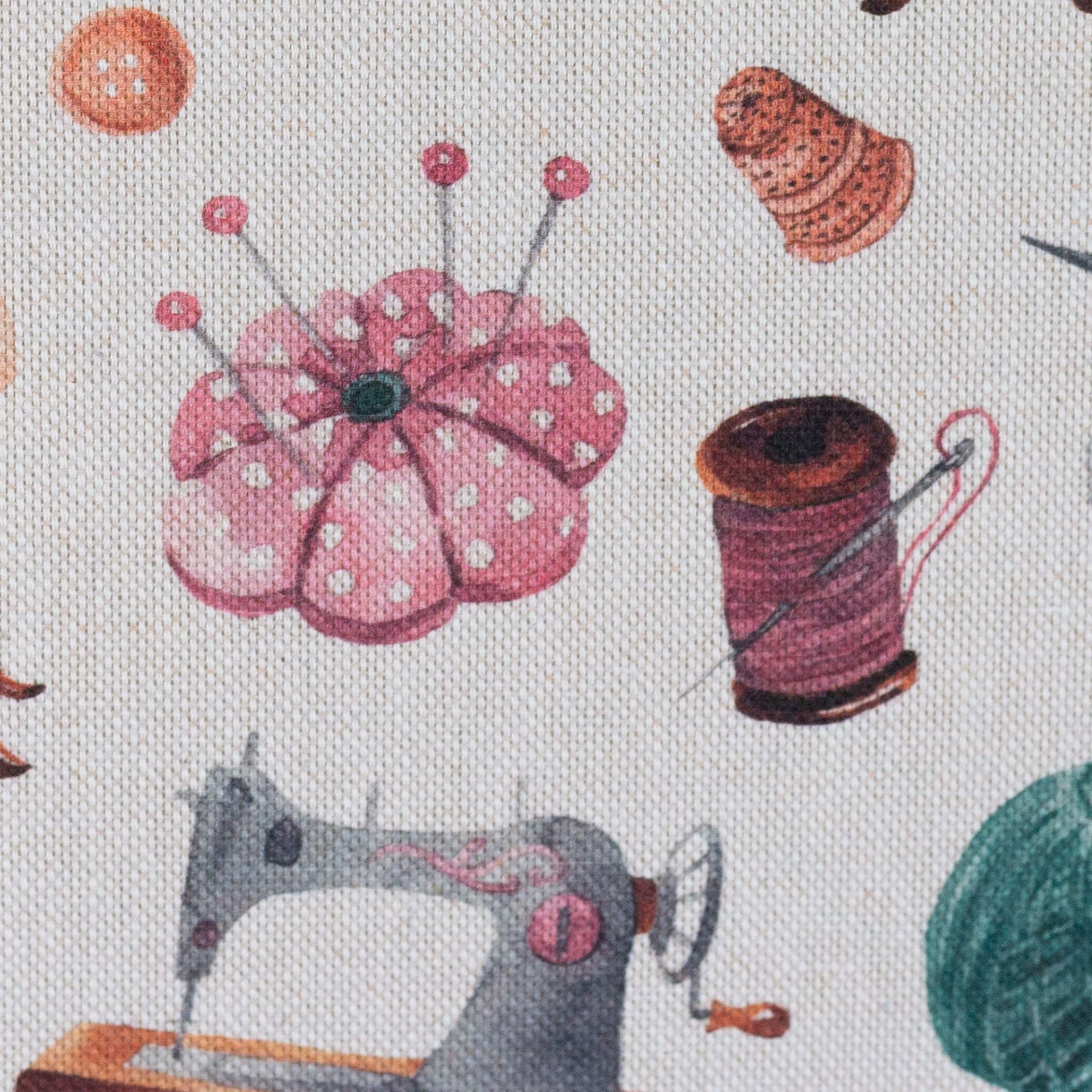 Attēls ar Kanvas audums - rokdarbu stāsts 200 g/m² – pieejams Šarlotes audumi