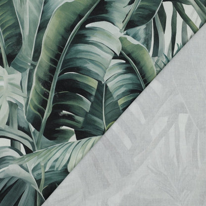 Image avec tissu canevas - feuilles tropicales 225 g/m² – disponible chez Šarlotes audumi