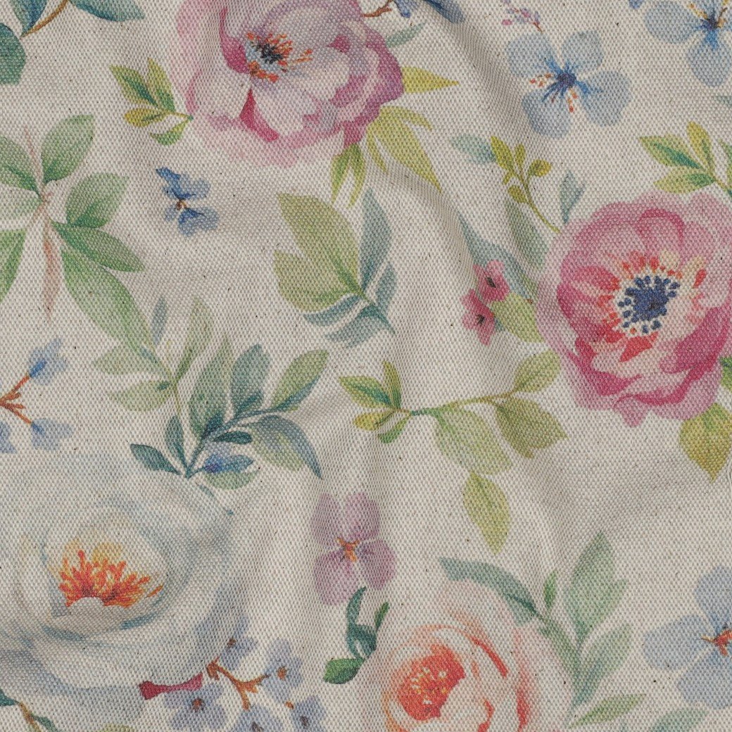 Image sur toile - fleurs sur fond couleur lin 220 g/m² – disponible chez Šarlotes audumi
