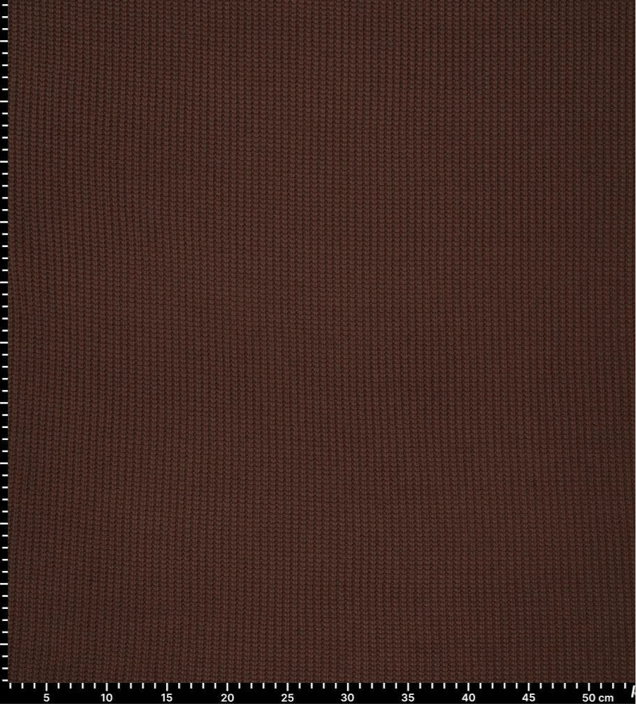 Attēls ar Kokvilnas adījums - šololādes tonis 500 g/m² – pieejams Šarlotes audumi