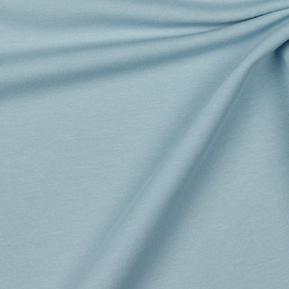 Tissu éponge en coton bleu ciel 235 g/m² (certif. GOTS)