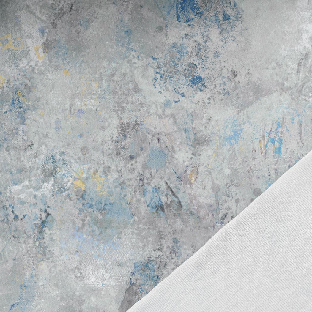 Image d’un jersey molletonné en coton à texture béton industriel et rouille 250 g/m² | Motif - 01 – disponible chez Šarlotes audumi