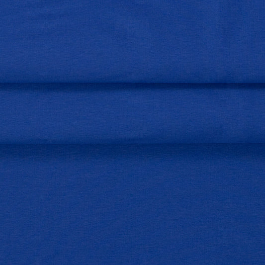 Attēls ar Kokvilnas cilpiņtrikotāža - kobaltzila 235 g/m² – pieejams Šarlotes audumi