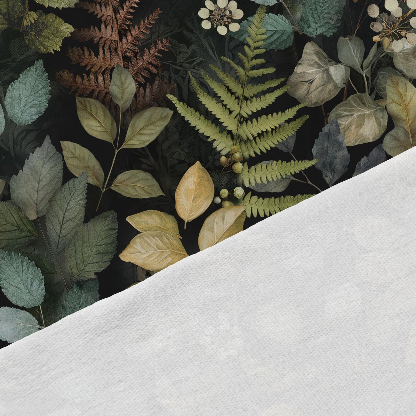 Attēls ar Kokvilnas cilpiņtrikotāža - nakts papardes 250 g/m² – pieejams Šarlotes audumi