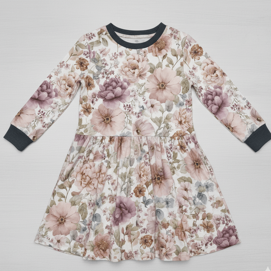 Attēls ar Kokvilnas cilpiņtrikotāža - pūderziedi 250 g/m² – pieejams Šarlotes audumi