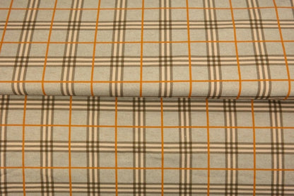 Kokvilnas cilpiņtrikotāža - rūtains 250 g/m²