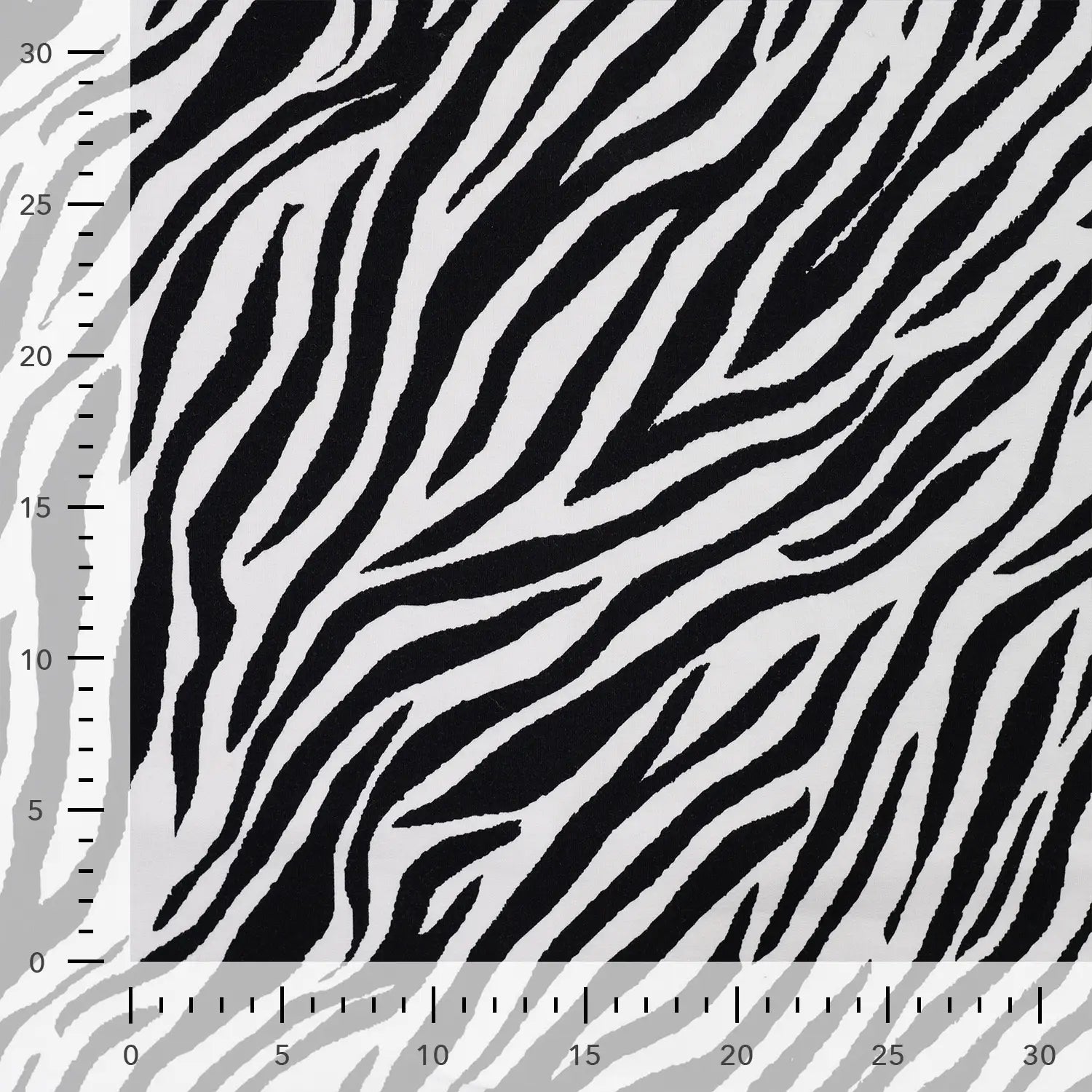 Attēls ar Kokvilnas cilpiņtrikotāža - zebra 230 g/m² – pieejams Šarlotes audumi