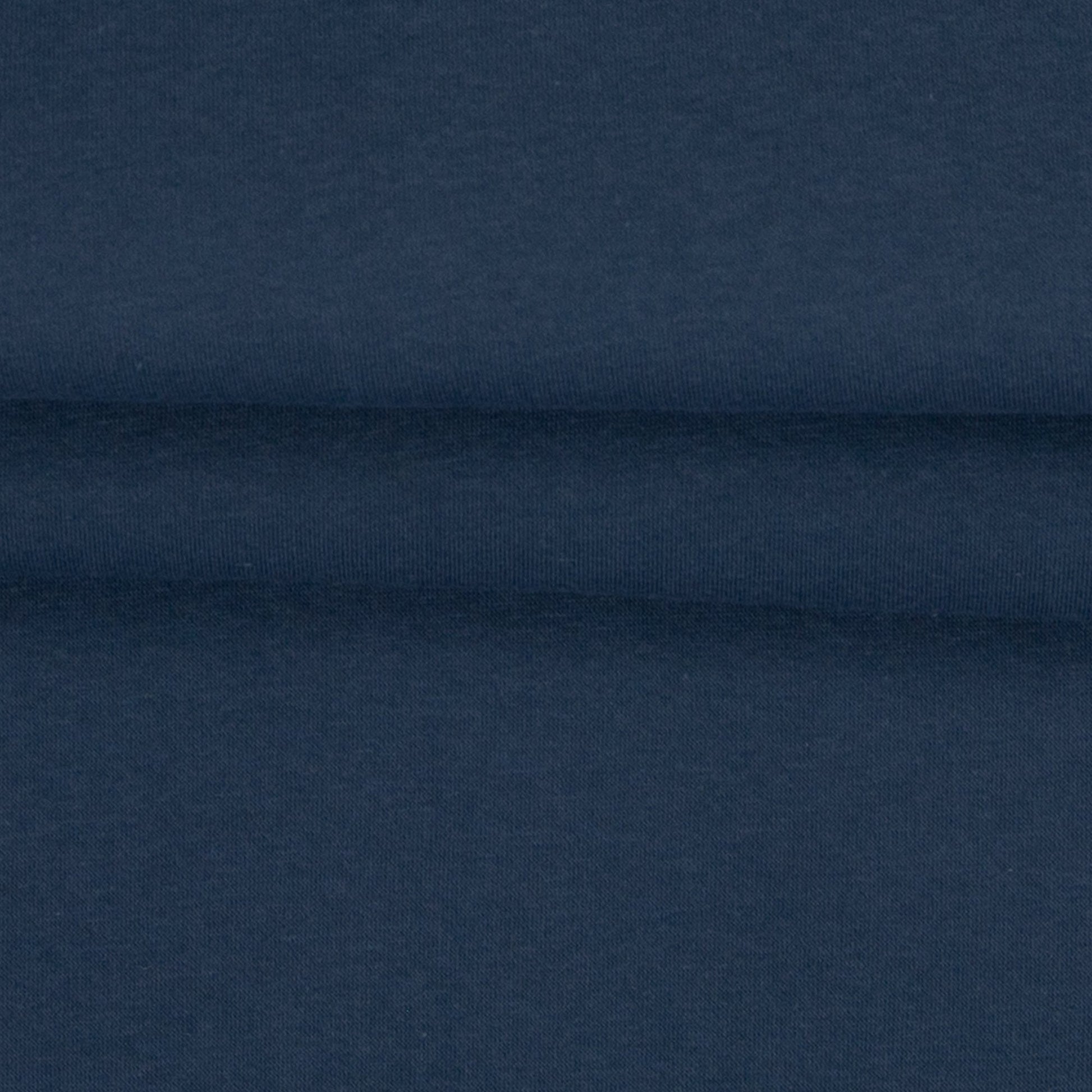 Image of cotton insulated knit, denim blue – available online at Šarlotes audumi