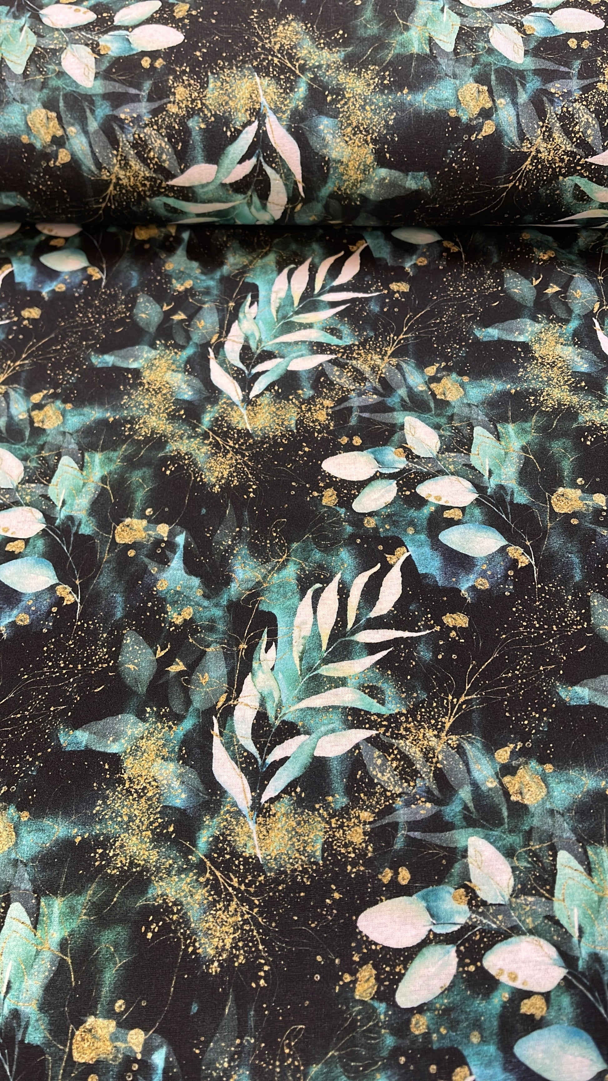 Attēls ar Kokvilnas siltināta trikotāža|Alpen fleece| - eikalipti 300 g/m² – pieejams Šarlotes audumi