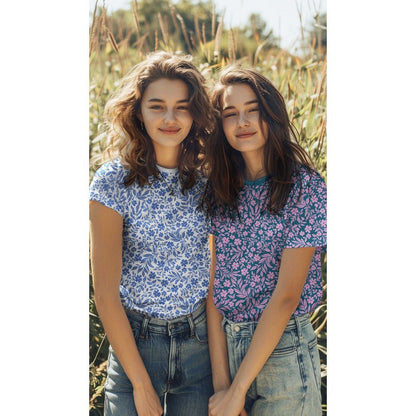 Image de jersey de coton - fleurs blanches sur fond noir 200 g/m² – disponible chez Šarlotes audumi