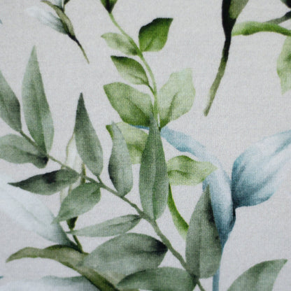 Jersey de coton - branches d'eucalyptus 200 g/m²