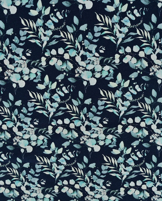 Attēls ar Kokvilnas trikotāža - eikalipti 200 g/m² – pieejams Šarlotes audumi