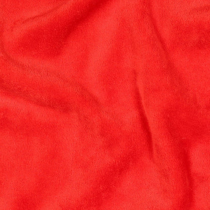 velours de coton rouge 250 g/m²