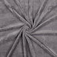 Attēls ar Kokvilnas velūrs - tumši pelēks 250 g/m² – pieejams Šarlotes audumi