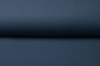 Image de tissu de costume avec élasthanne - bleu jean 275 g/m² – disponible chez Šarlotes audumi