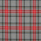 Attēls ar Kostīmaudums - sarkans un gaiši pelēks rūtains 230 g/m² – pieejams Šarlotes audumi