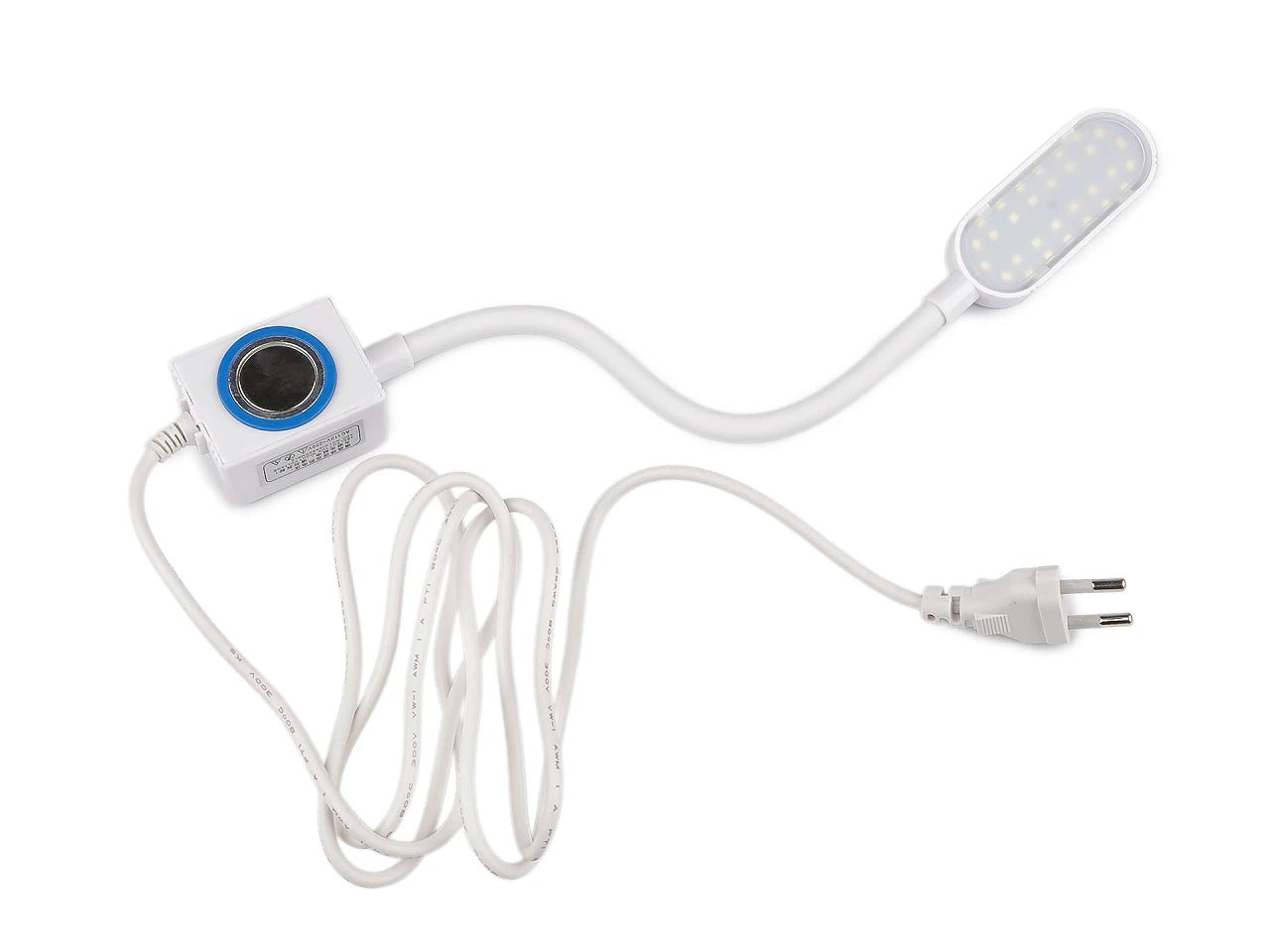 LED magnetic lamp for sewing machine – available at Charlotte Fabrics
