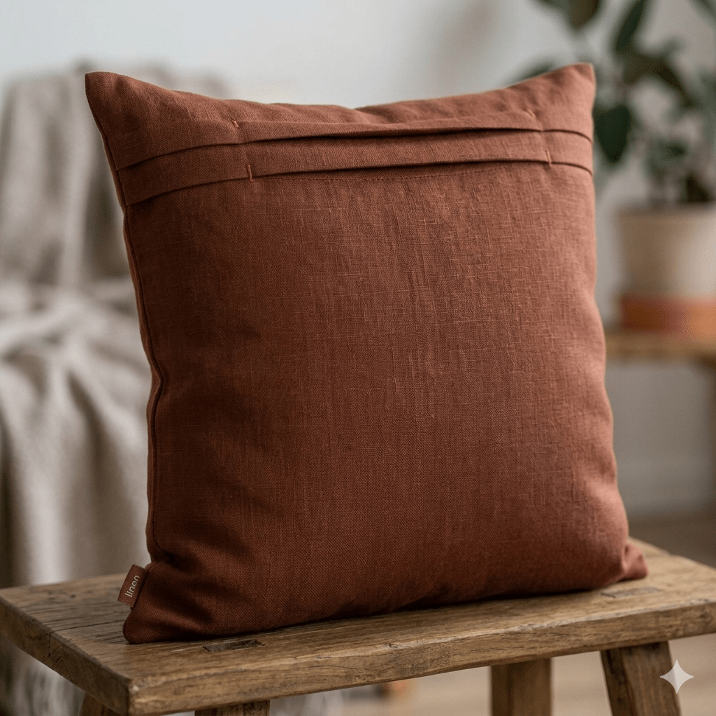 Attēls ar Lina audums–kanēlis 235 g/m² – pieejams Šarlotes audumi