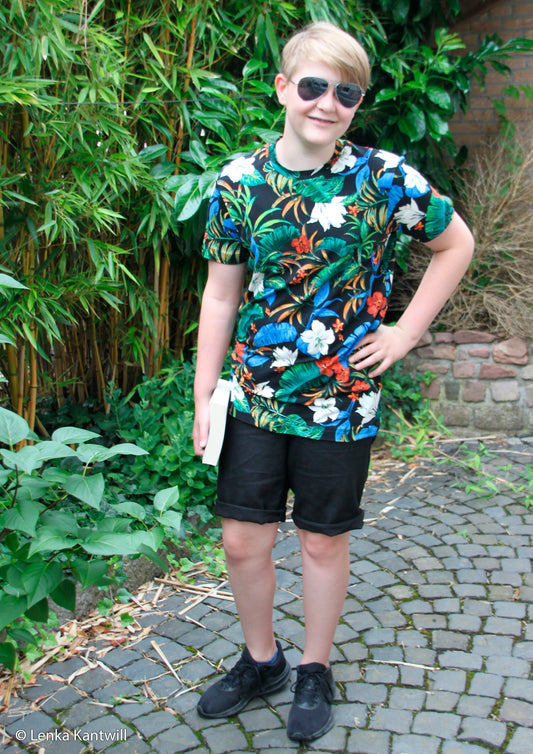 Lino audinys juodas 235 g/m² – galima įsigyti internetu Šarlotės audiniai