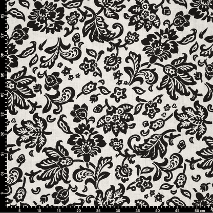 Image de tissu en lin et viscose, motif élégant 180 g/m² – disponible chez Šarlotes audumi