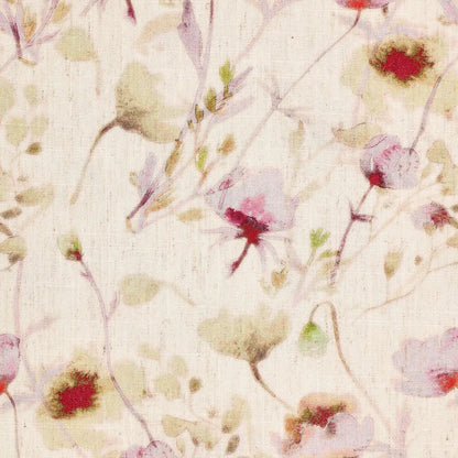 Image de lin avec viscose - petits pois fleuris 120 g/m² – disponible chez Šarlotes audumi