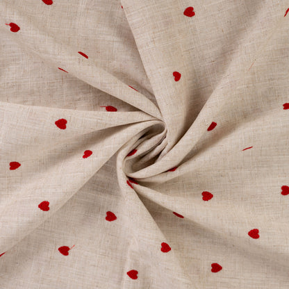 Lin avec viscose - cœurs 180 g/m² – disponible chez Šarlotes audumi