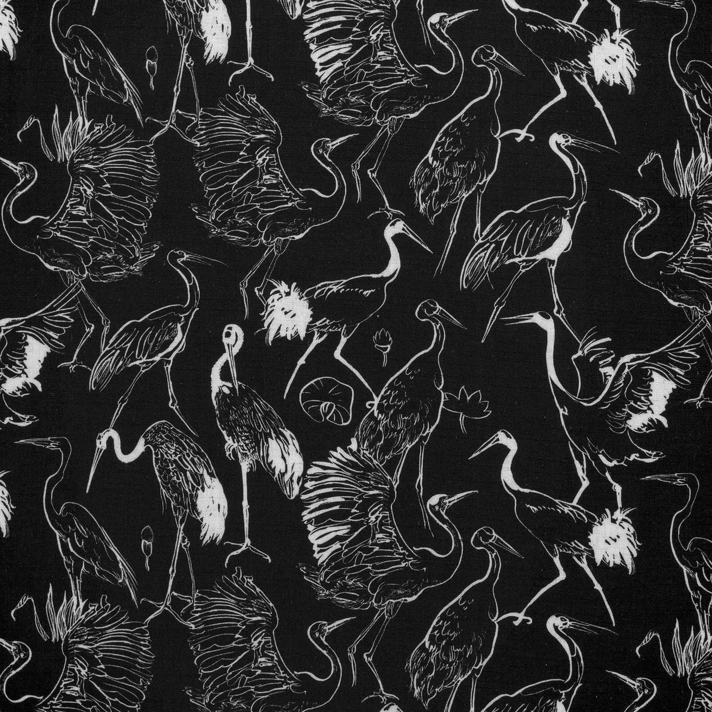 Attēls ar Lins ar viskozi - stārķi 170 g/m² – pieejams Šarlotes audumi