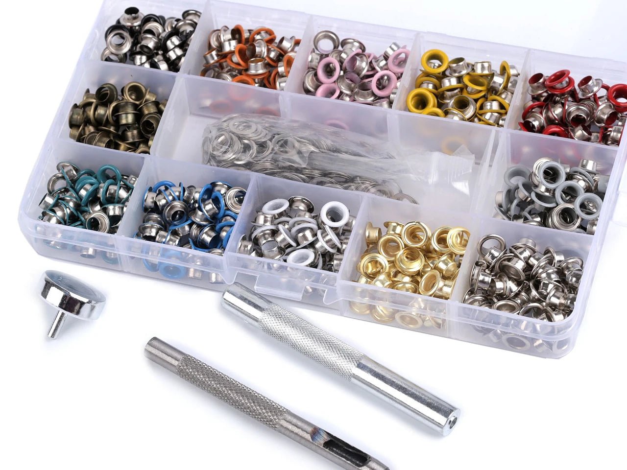 Attēls ar Luversu, gredzenu komplekts ar instrumentu Ø5 / Ø8 mm – pieejams Šarlotes audumi