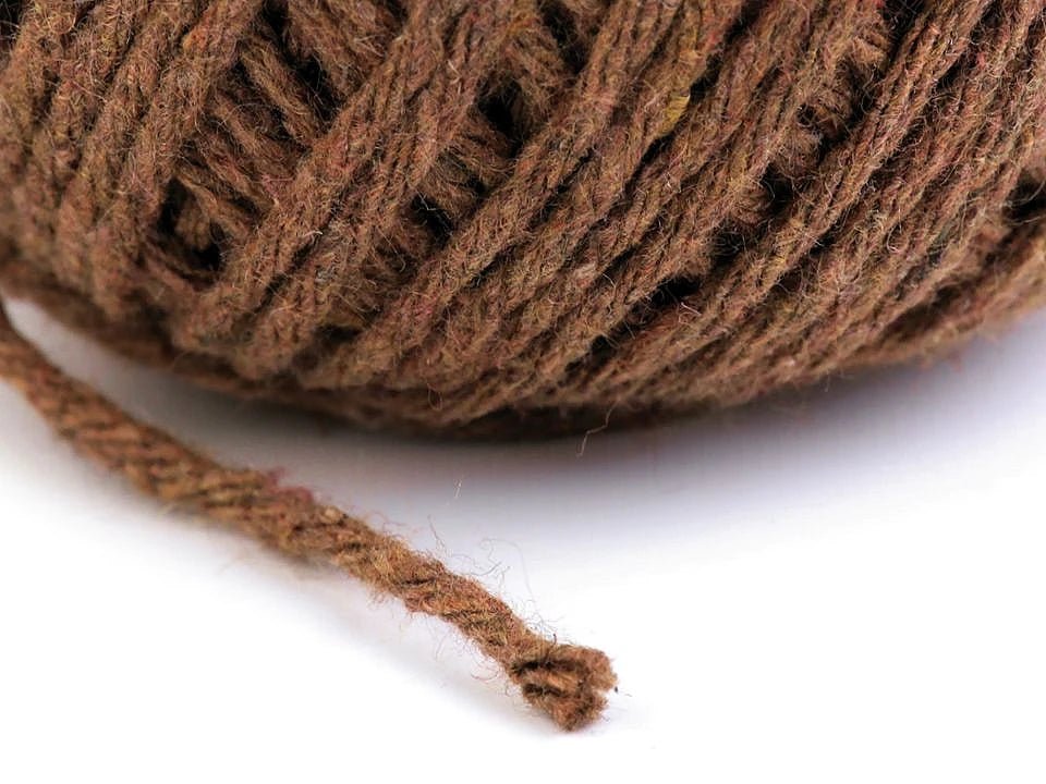 Attēls ar Makramē aukla kokvilnas Ø2 50 m| dažādu toņu – pieejams Šarlotes audumi