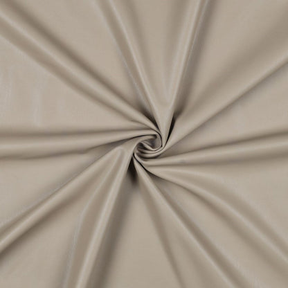 Cuir synthétique avec élasthanne - gris beige 260 g/m²
