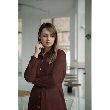 Cuir synthétique avec élasthanne - bordeaux 260 g/m²