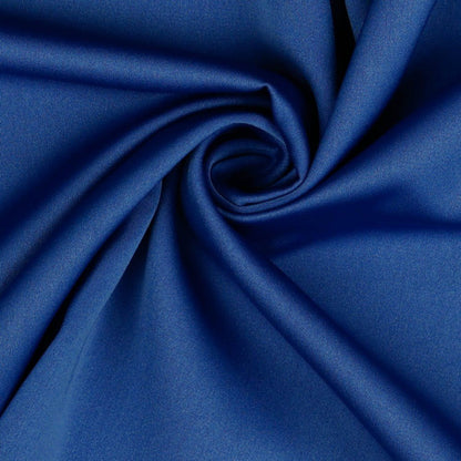 Tissu en soie artificielle bleu bleuet 140 g/m²