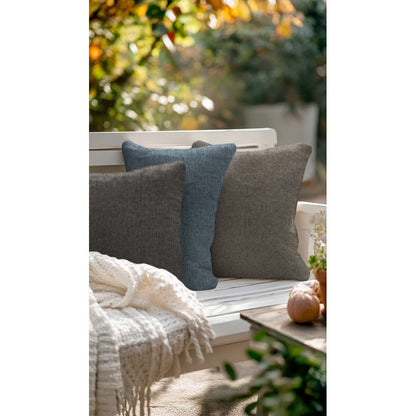 Tissu d’ameublement imperméable, chiné bleu foncé 220 g/m²